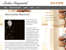 Tablet Screenshot of justinhaywardguitar.com